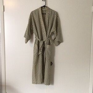 Christian Dior paisley dressing gown vintage